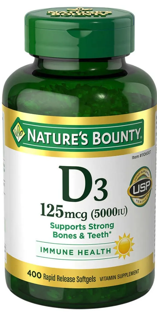 Vitamin D3 125mcg (5000IU)
